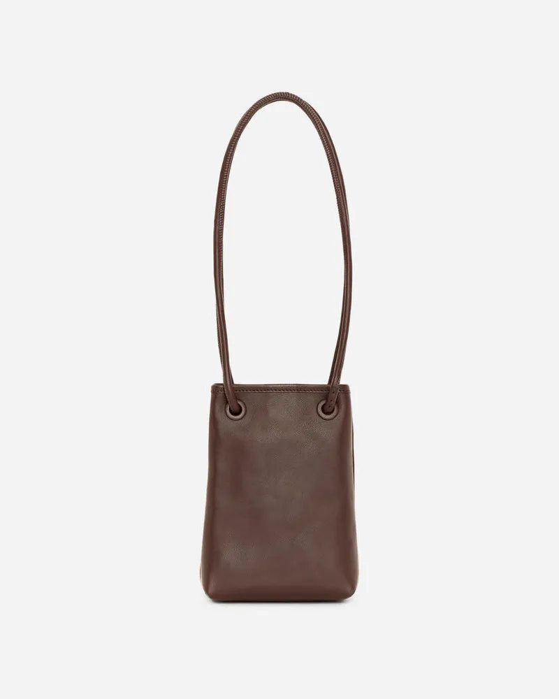 Arket Umhängetasche Aus Leder -Braun Braun