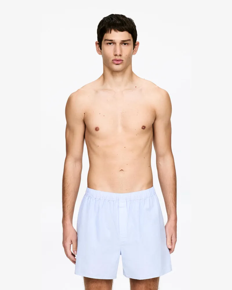 Arket Gewebte Boxershorts 2er-Set -Blau Blau