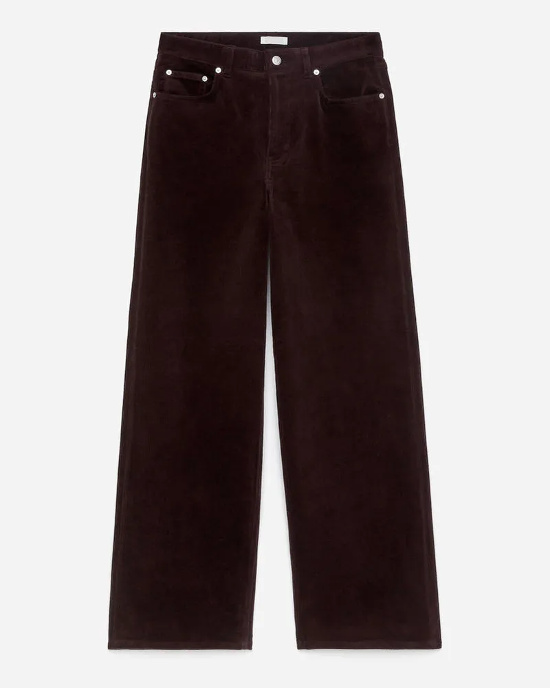 Arket CORAL Wide Cordhose -Rot Rot