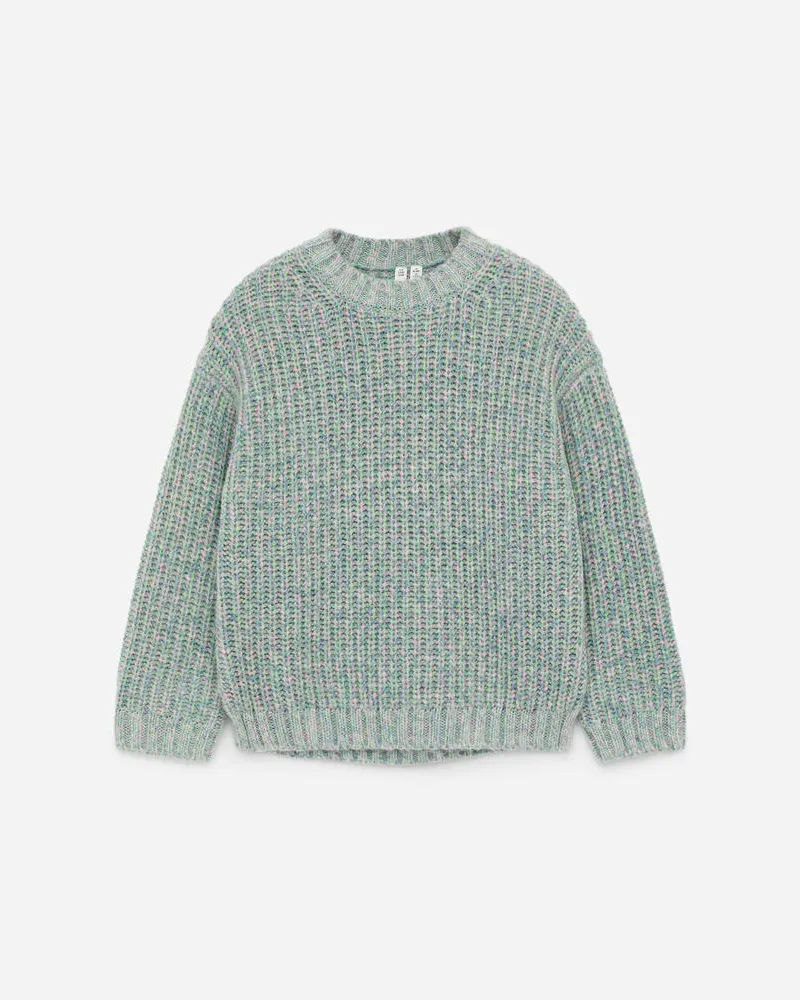 Arket Wollpullover Mit Space-Dye-Färbung -Grün Grün