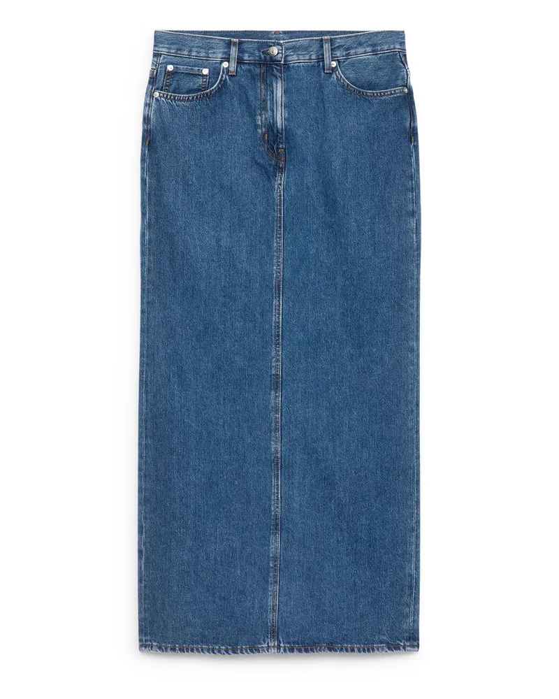 Arket Maxi-Jeansrock - Blau Blau
