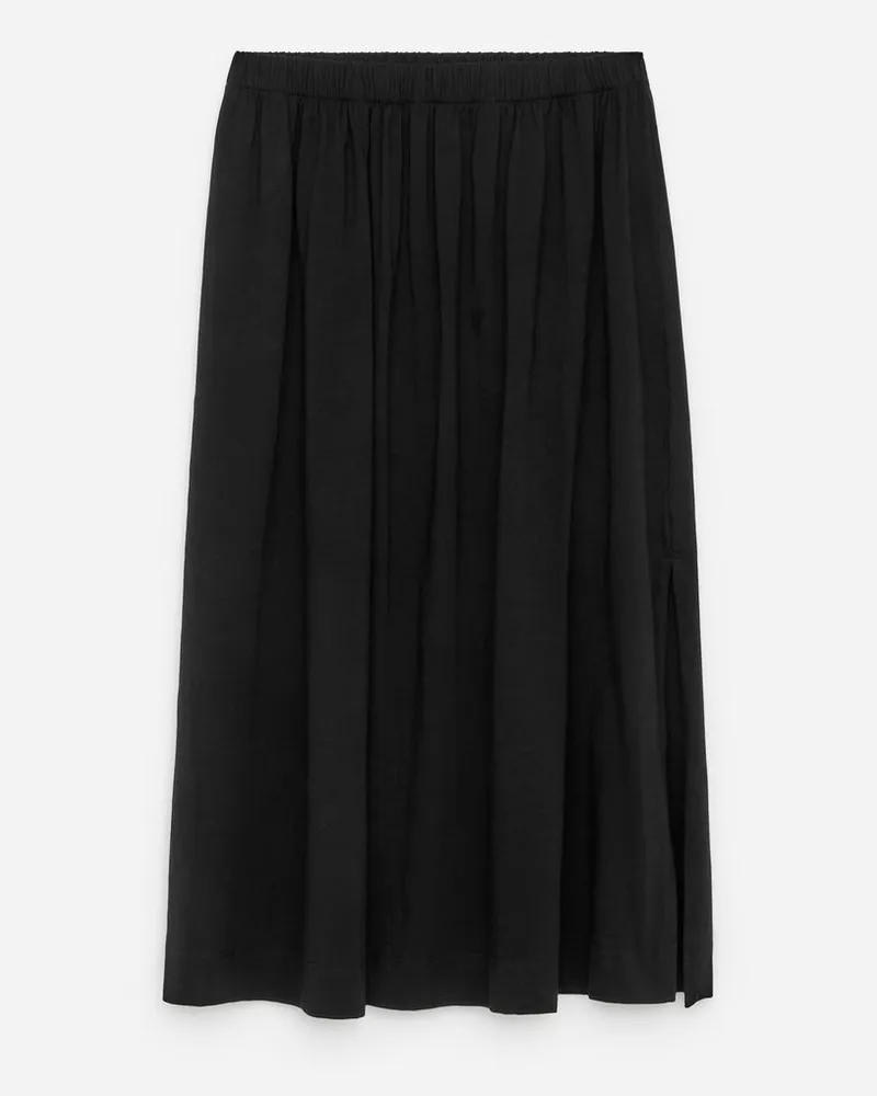 Arket Baumwollrock -Schwarz Schwarz