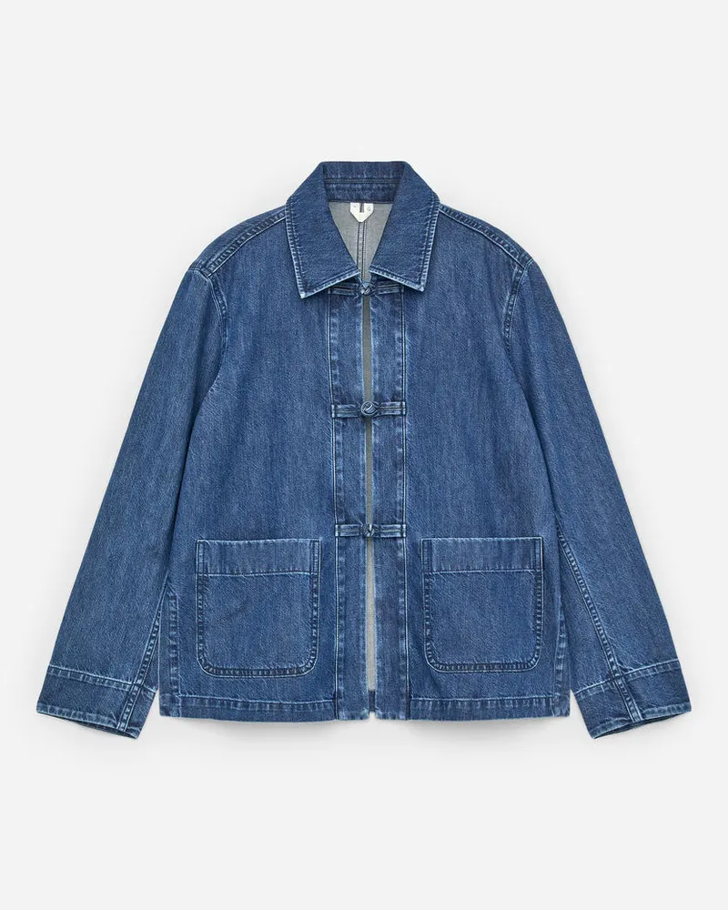 Arket Hemd Aus Denim-Twill -Blau Blau
