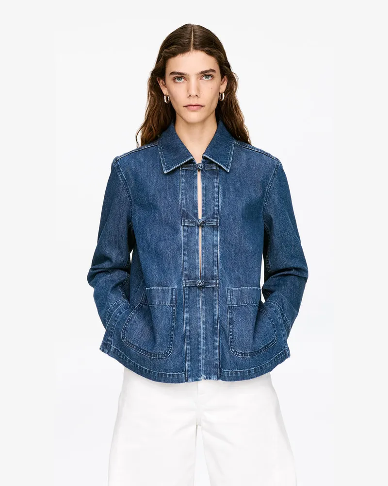 Arket Hemd Aus Denim-Twill -Blau Blau