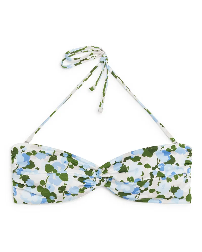 Arket Bandeau-Bikinioberteil -Blau Blau