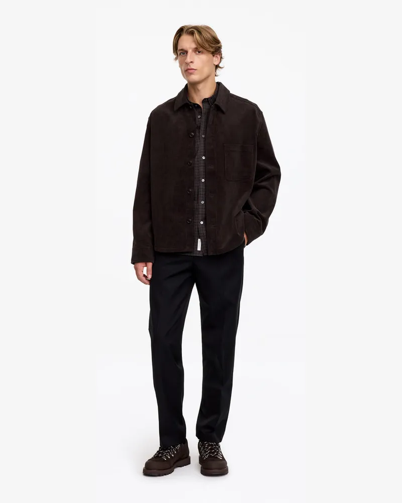 Arket Overshirt Aus Nadelcord -Braun Braun