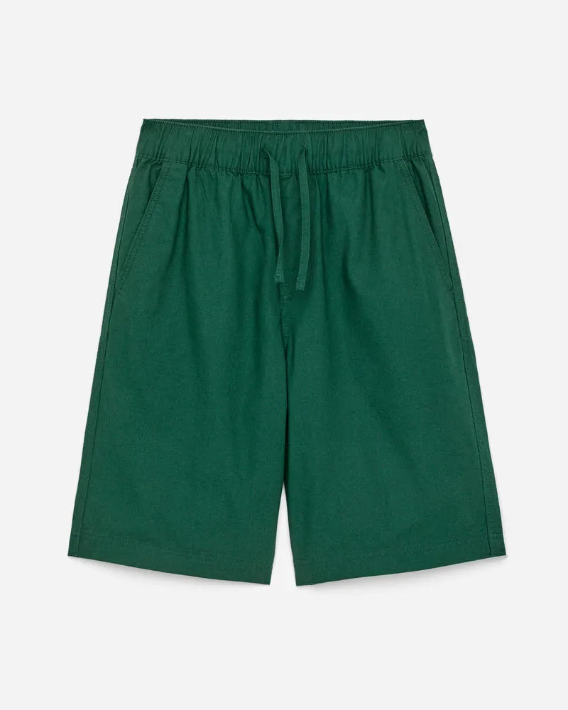 Arket Lockere Baumwollshorts -Grün Grün
