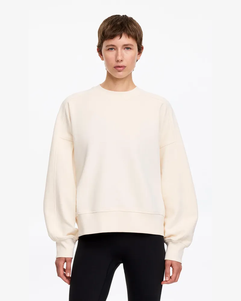 Arket French-Terry-Sweatshirt Aus Baumwolle -Weiß Weiß