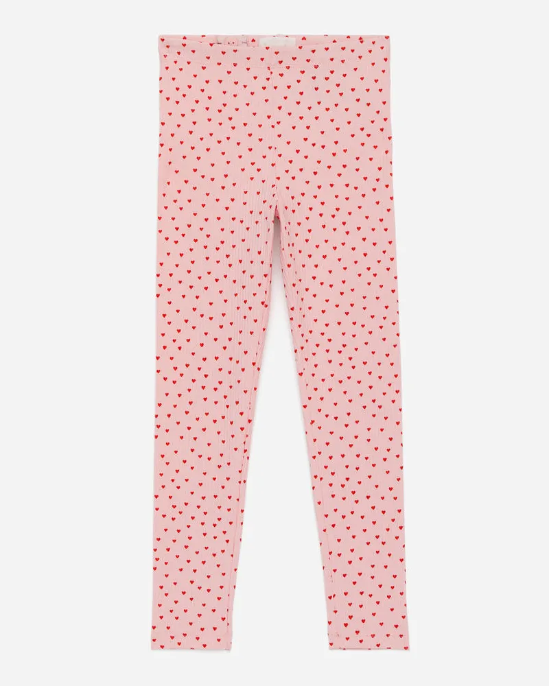 Arket Gerippte Leggings -Rosa Rosa