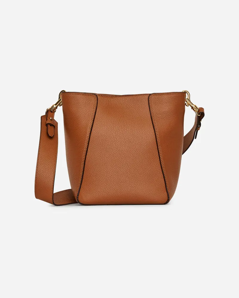 Arket Mittelgroße Ledertasche - Braun Braun