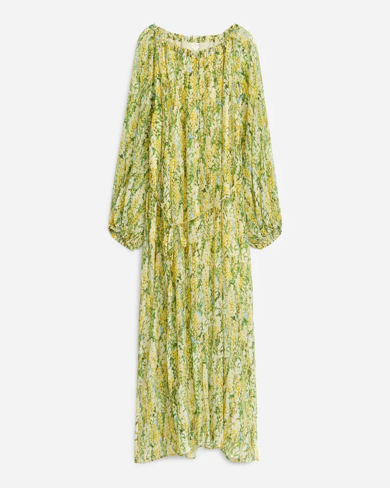 Arket Maxikleid Mit Bindebändern -Grün Grün