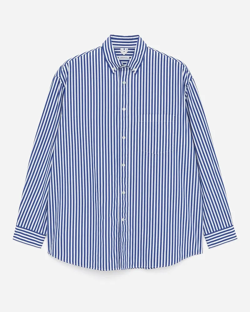 Arket Oversized-Hemd Aus Popeline -Blau Blau