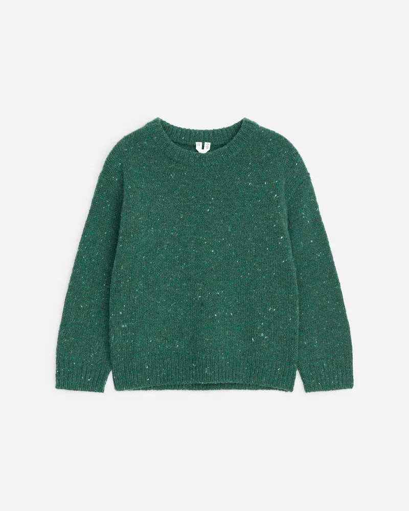 Arket Schwerer Pullover -Grün Grün