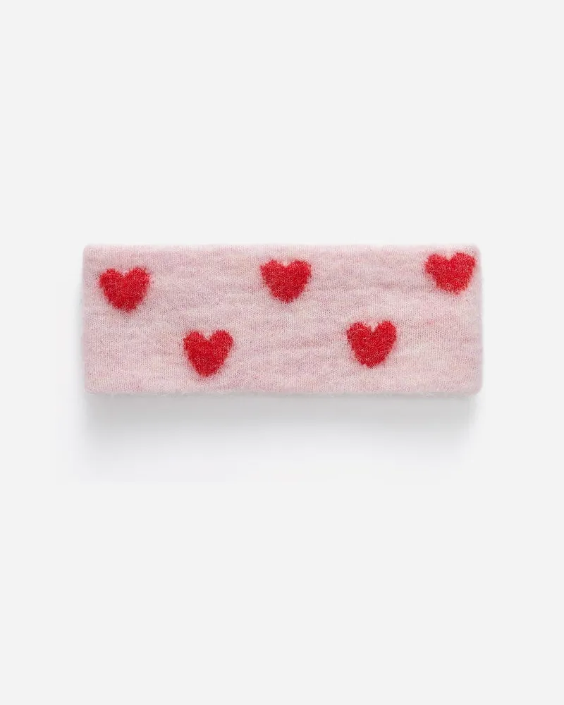 Arket Stirnband Aus Wolle Und Alpakawolle -Rosa Rosa