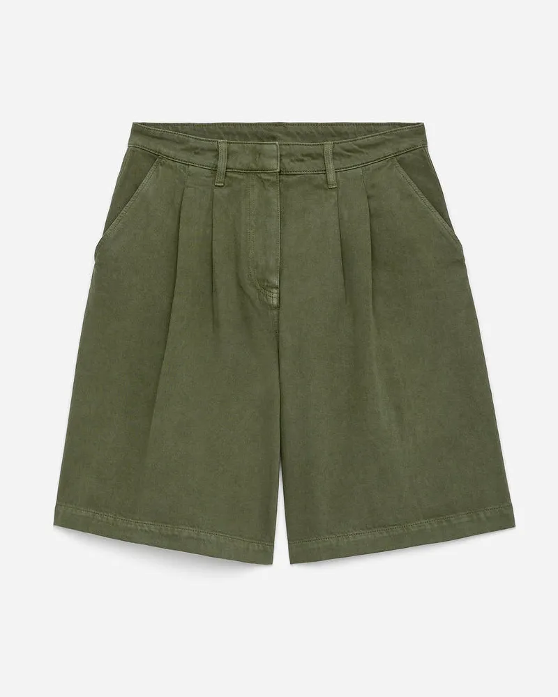 Arket Shorts Mit Bundfalten -Grün Grün
