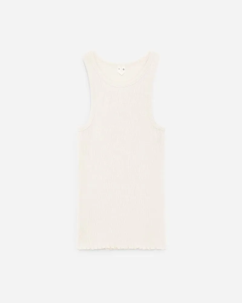 Arket Tanktop Aus Wolle Und Seide -Weiß Weiß