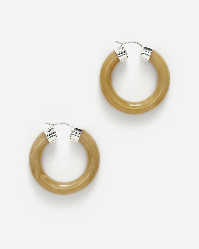 Arket Hoops Aus Harz -Gelb Gelb