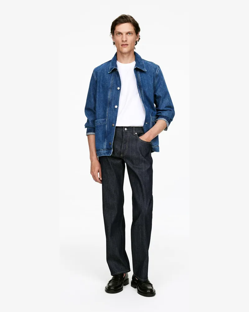 Arket OCEAN Loose Straight Jeans -Blau Blau