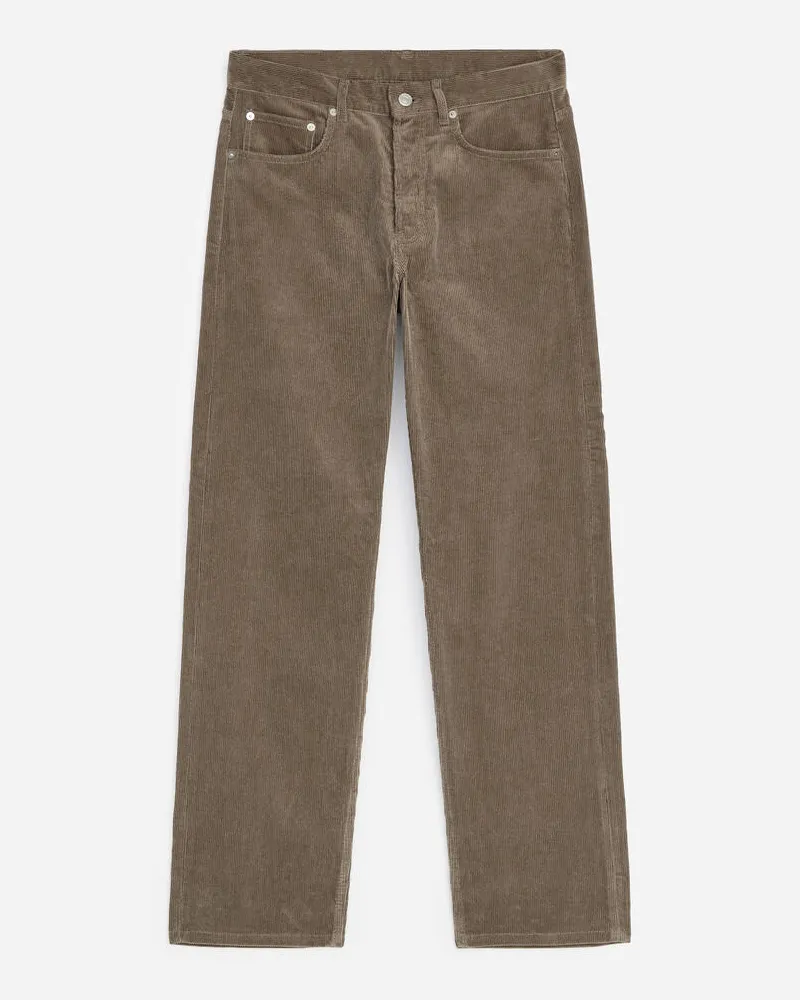 Arket OCEAN Loose Straight Cordhose -Beige Beige