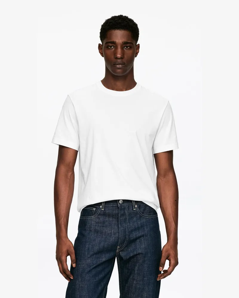 Arket T-Shirt Mit Normaler Passform 170 GSM -Weiß Weiß