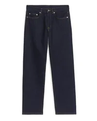 Arket Ocean Loose Straight Jeans Dunkelblau