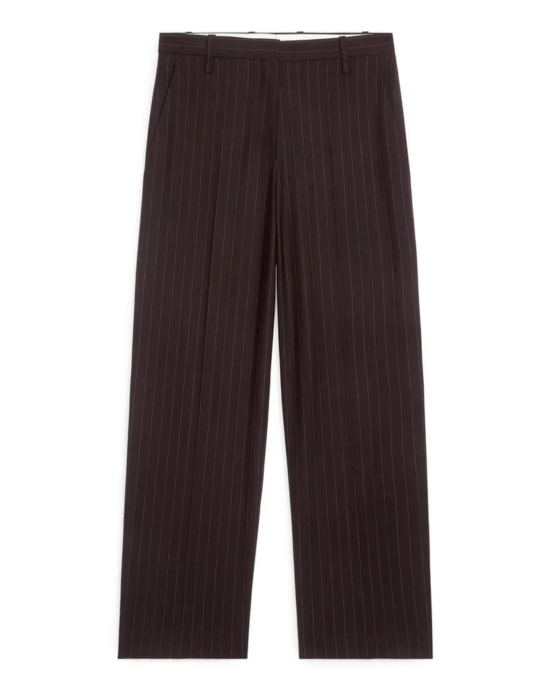 Arket Elegante Hose - Braun Braun