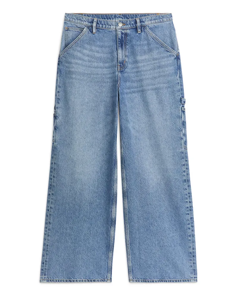 Arket Willow Loose Jeans - Blau Blau