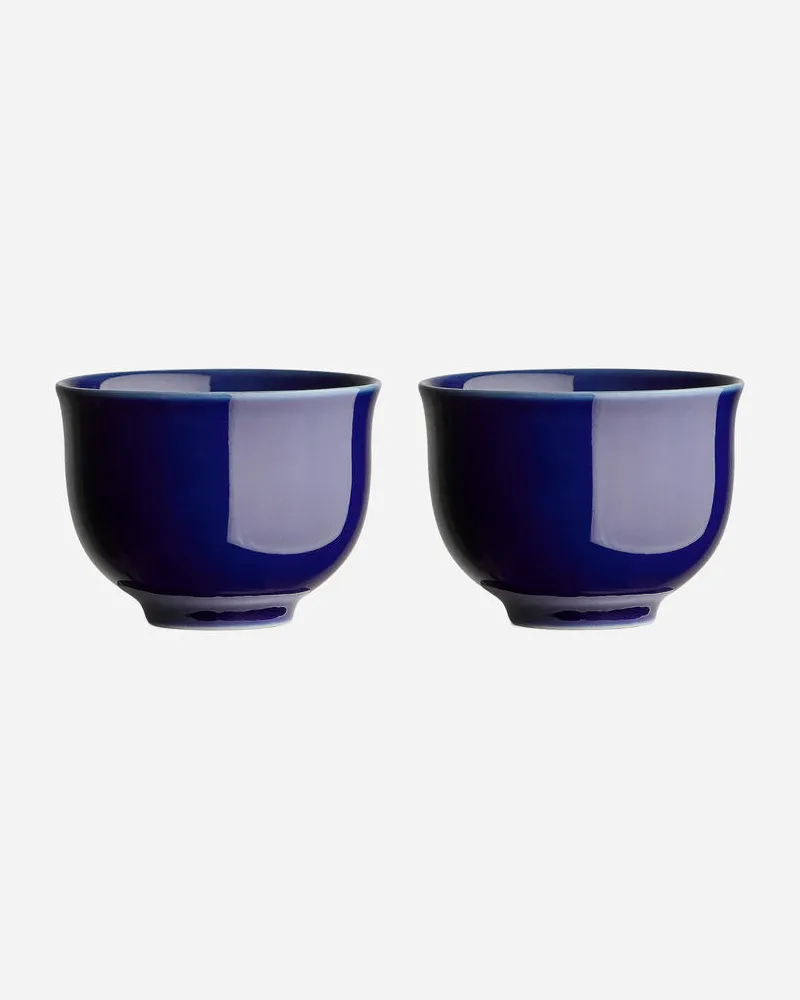 Arket Tassen Aus Steingut, 2Er-Set - Blau Knallblau