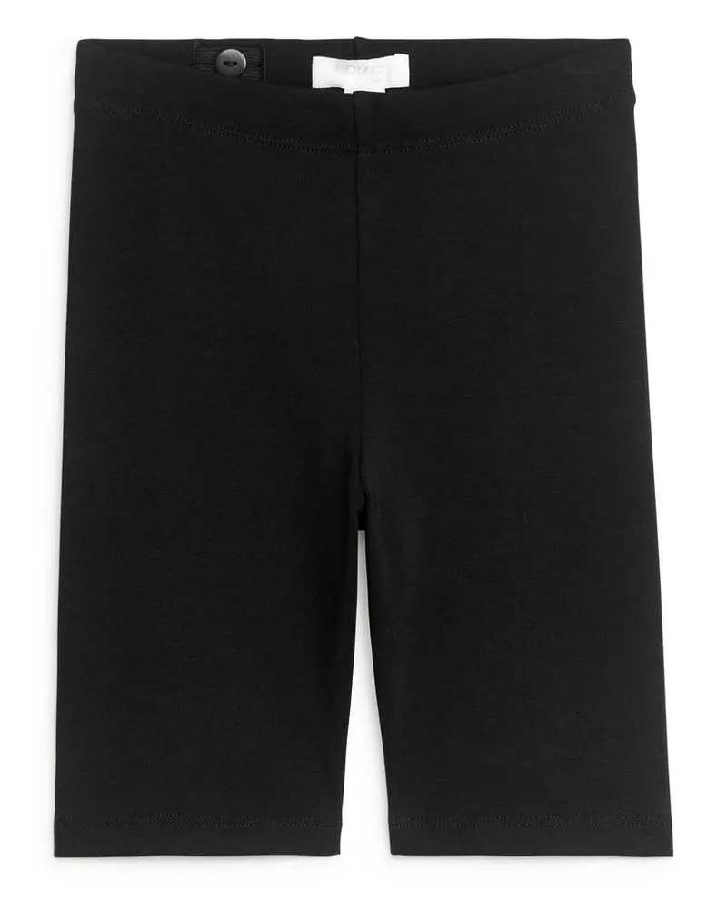 Arket Radlerhose Aus Jersey -Schwarz Schwarz