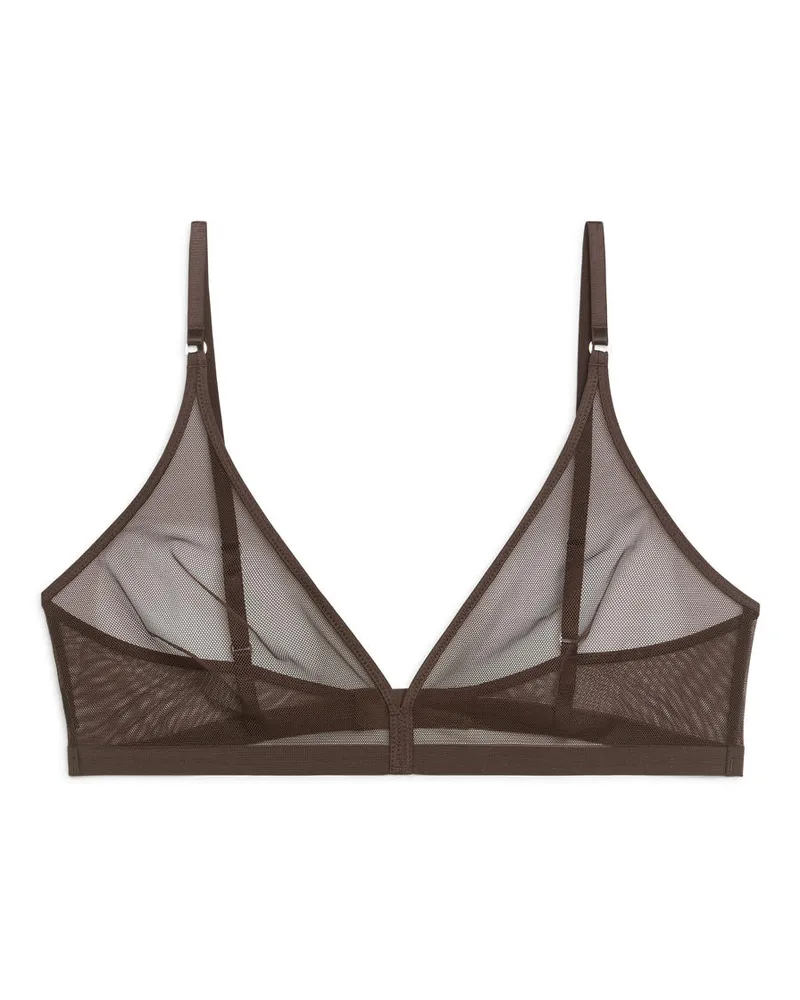 Arket Weicher Mesh-BH -Braun Braun