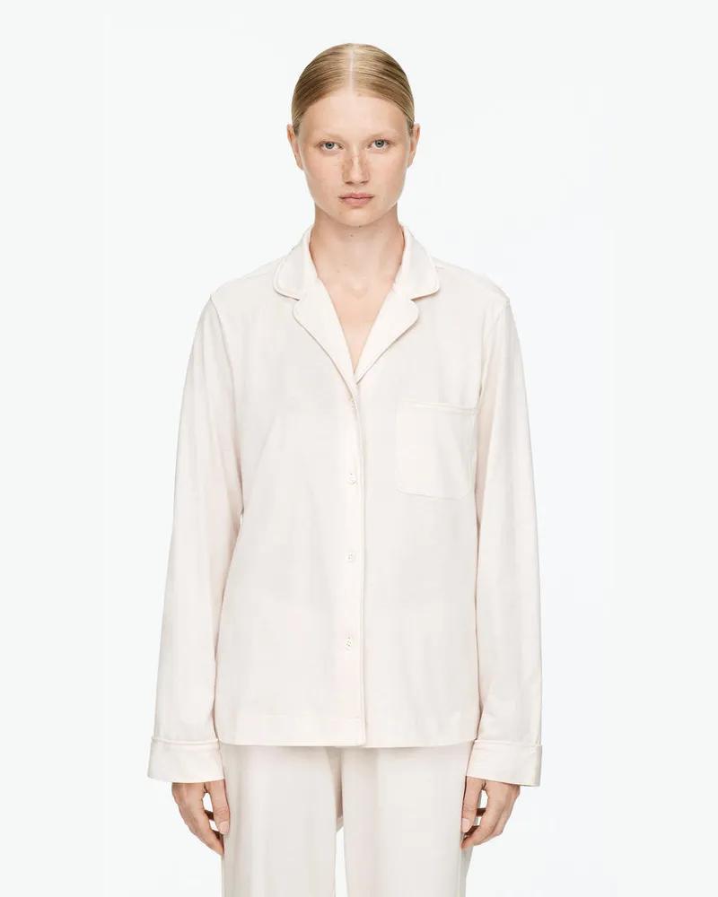 Arket Baumwollhemd -Beige Beige