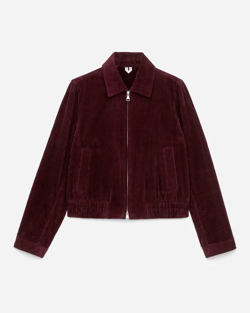 Arket Overshirt Aus Cord -Rot Rot