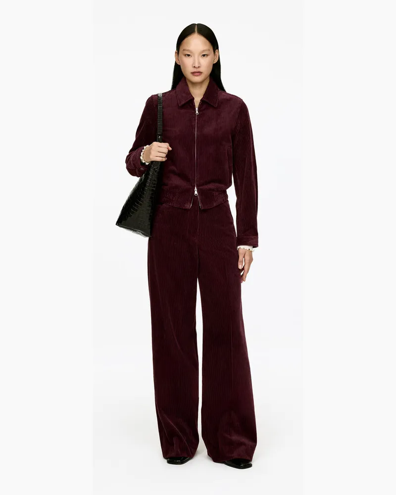 Arket Overshirt Aus Cord -Rot Rot