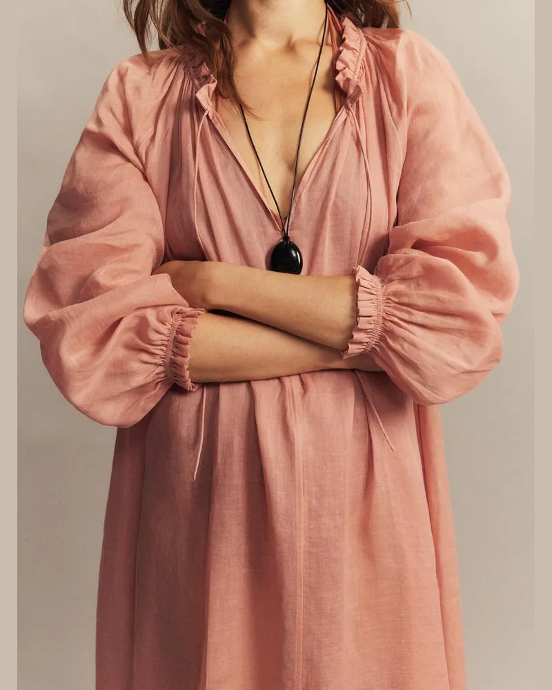 Arket Maxikleid -Rosa Rosa