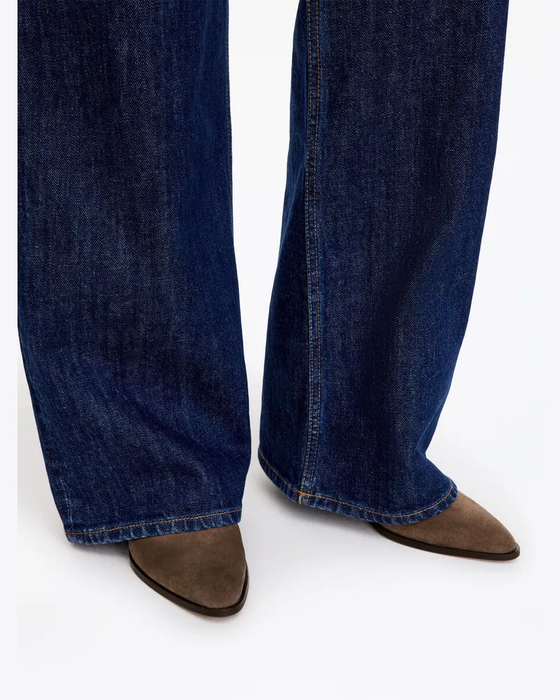 Arket Stiefelette Aus Veloursleder -Braun Braun