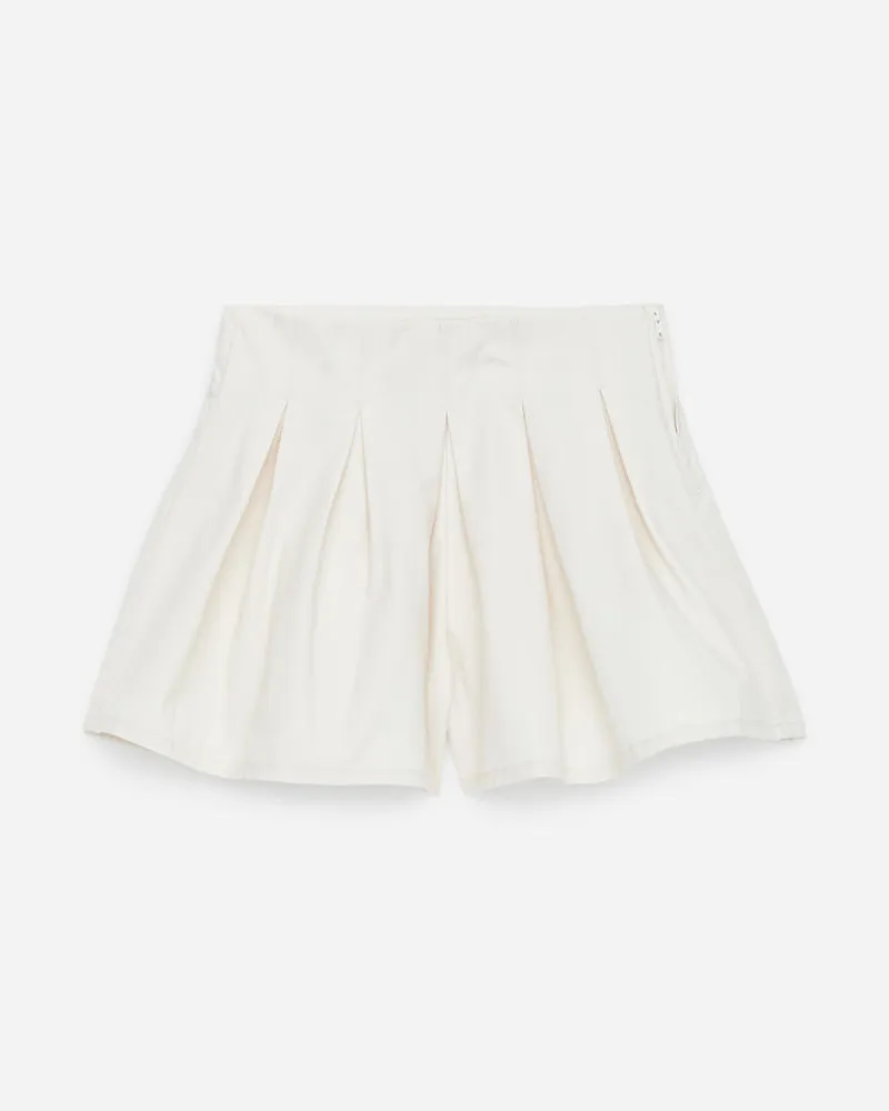 Arket Baumwollskort - Weiß Weiß