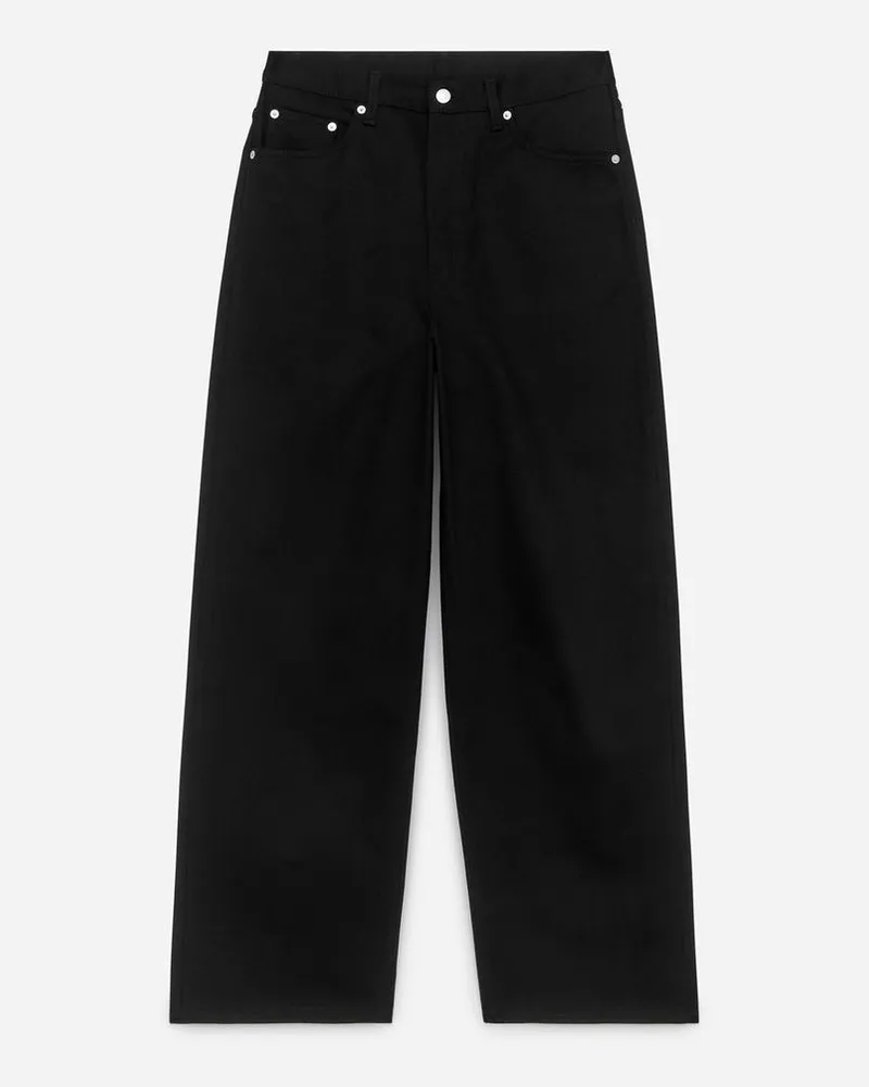 Arket Amber Barrel Jeans - Schwarz Schwarz