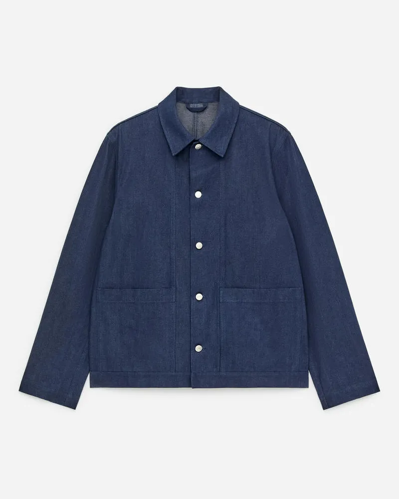 Arket Workwear-Jacke Aus Denim -Blau Blau