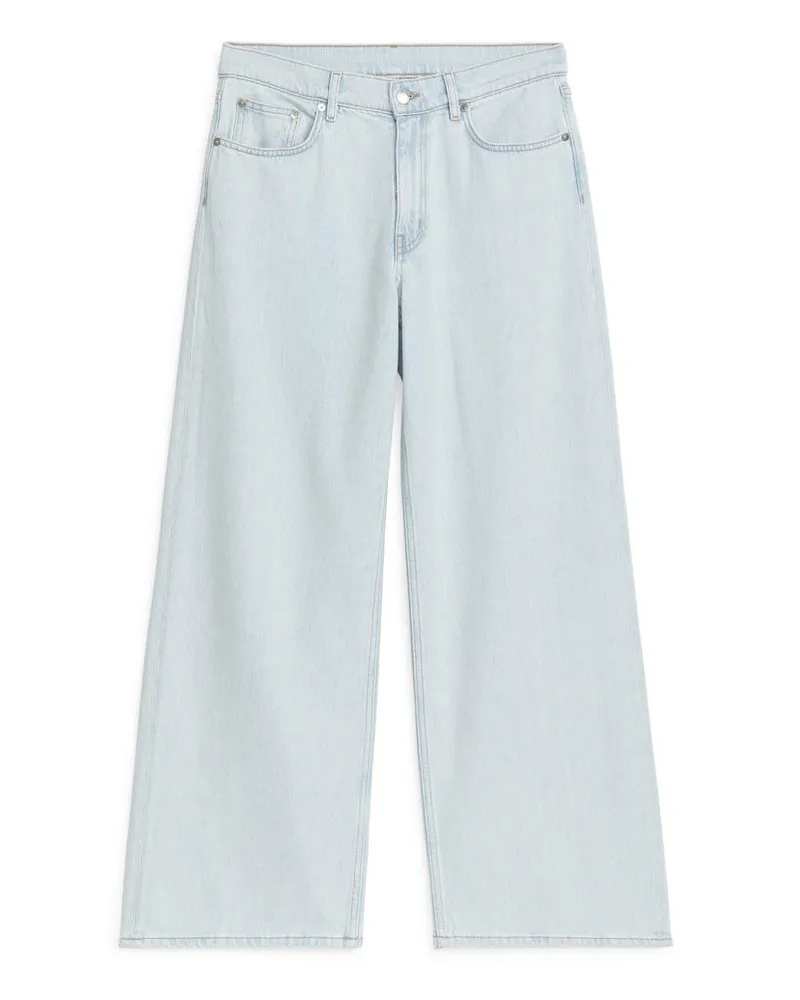 Arket Cloud Low Loose Jeans Hellblau