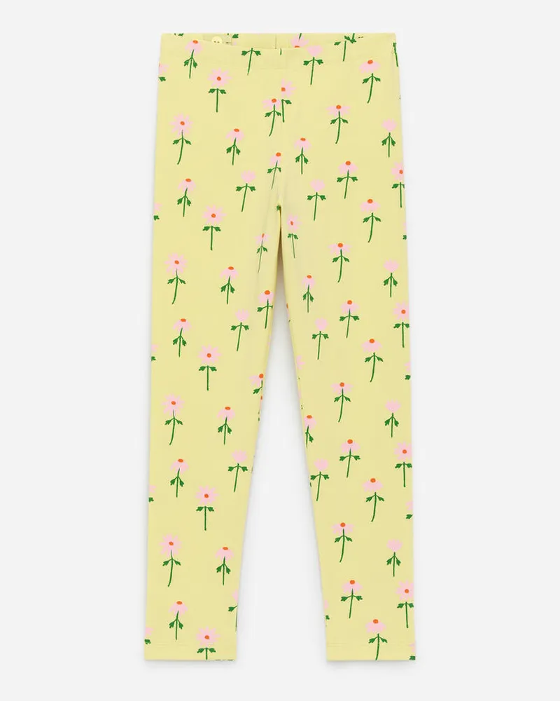 Arket Bedruckte Jersey-Leggings - Gelb|Grün|Rosa|Mehrfarbig Gelb
