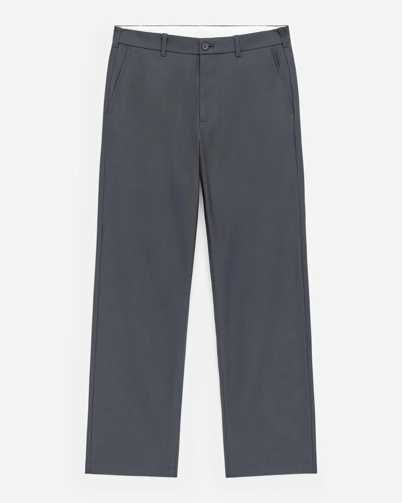 Arket Lockere Hose Aus Wolle Und Baumwolle -Grau Grau