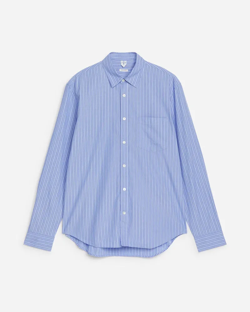 Arket Popeline-Hemd -Blau Blau