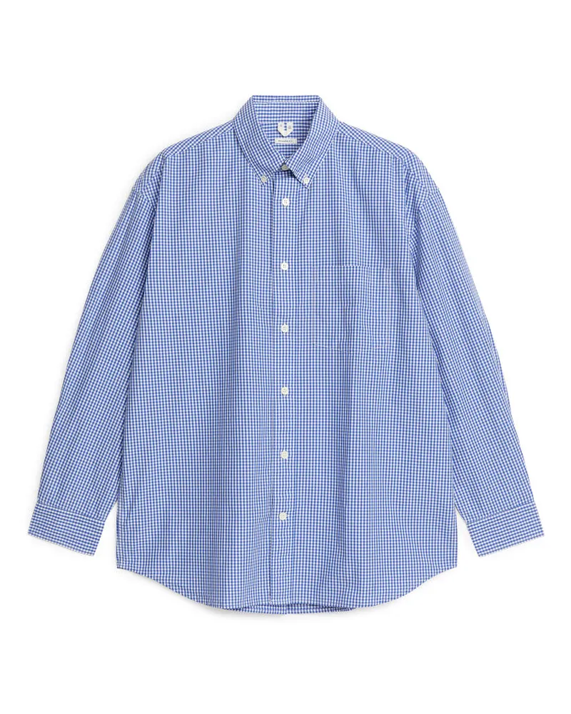 Arket Oversize-Shirt Mit Vichy-Karos -Blau Blau