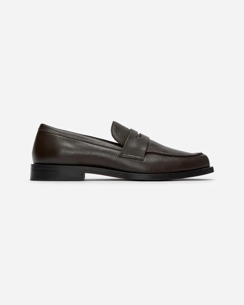 Arket Loafer Aus Leder -Braun Braun