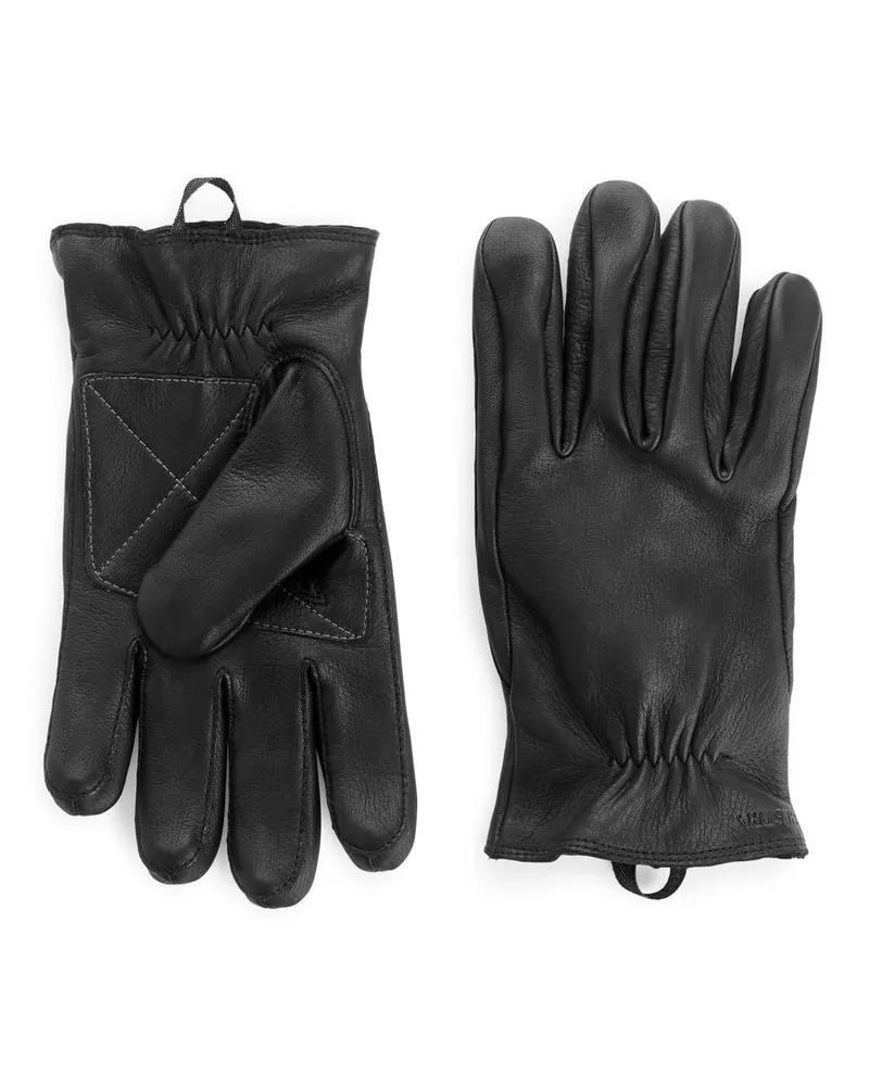 Arket Lederhandschuhe Eirik Von Hestra - Schwarz Schwarz