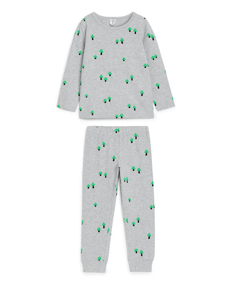 Arket Jersey-Pyjama - Grau Grau
