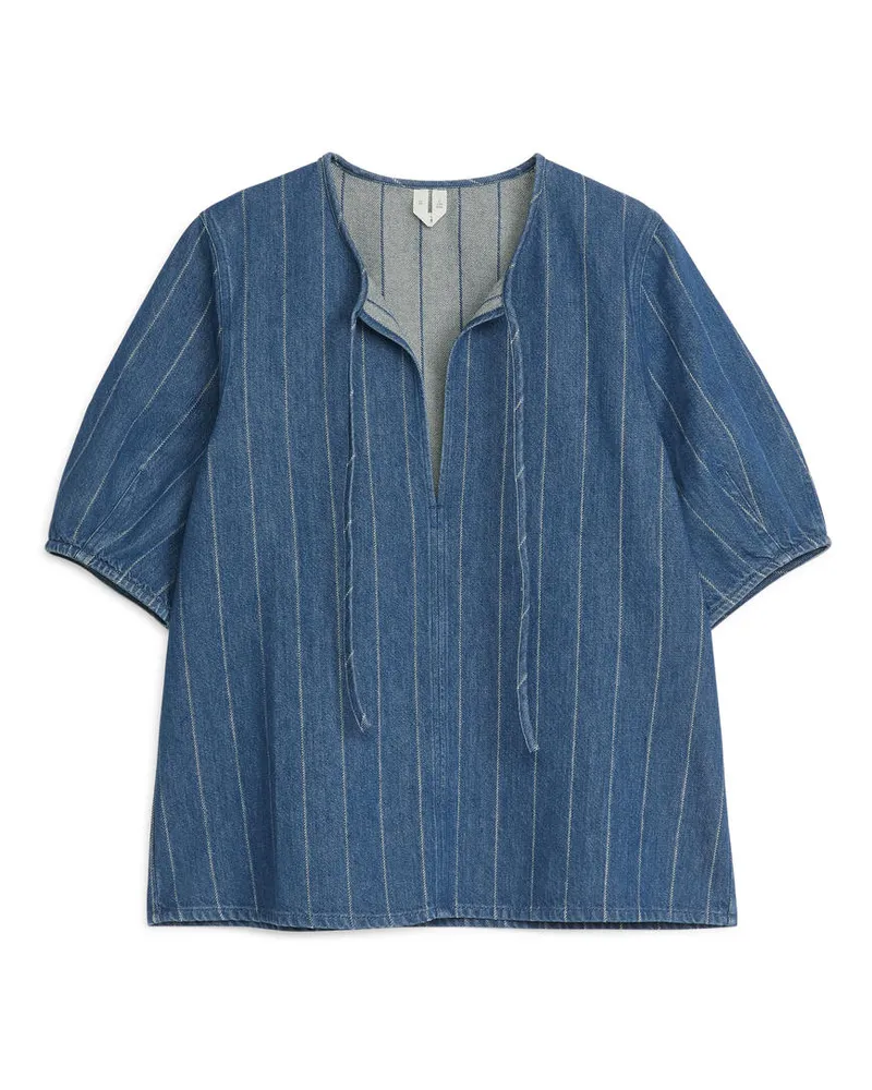 Arket Denimbluse - Blau Blau