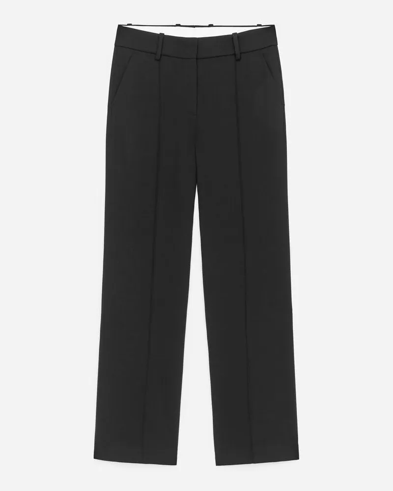 Arket Elegante Hose Mit Schlitzen -Schwarz Schwarz