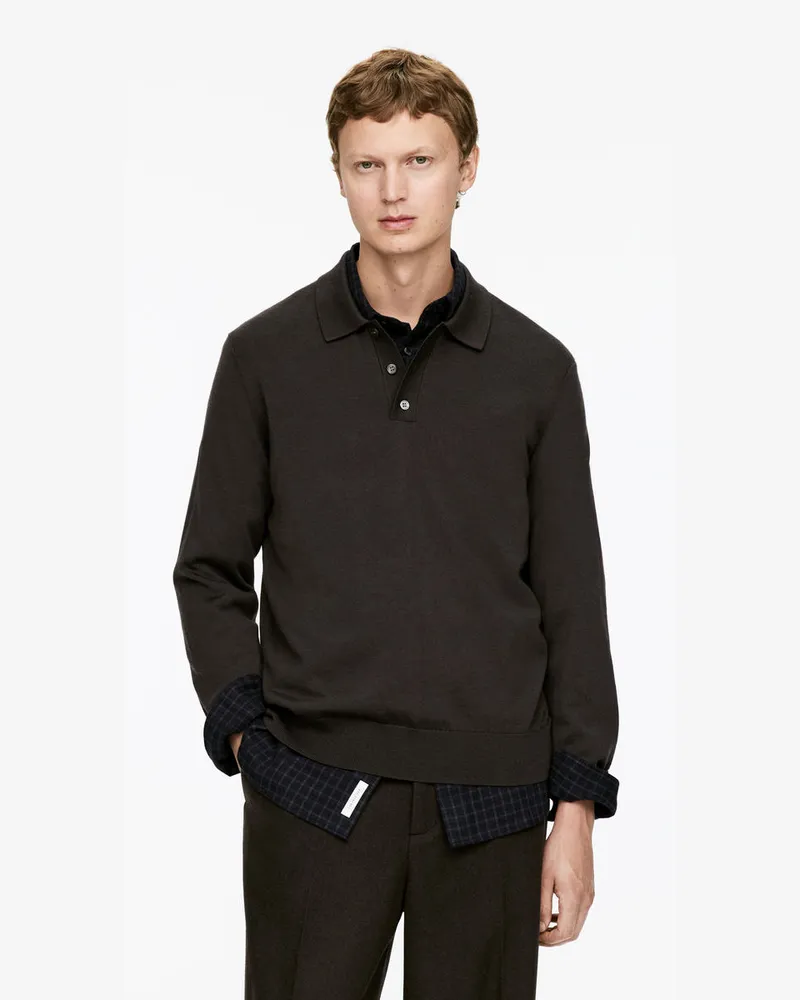 Arket Polo Aus Merinowolle -Braun Braun