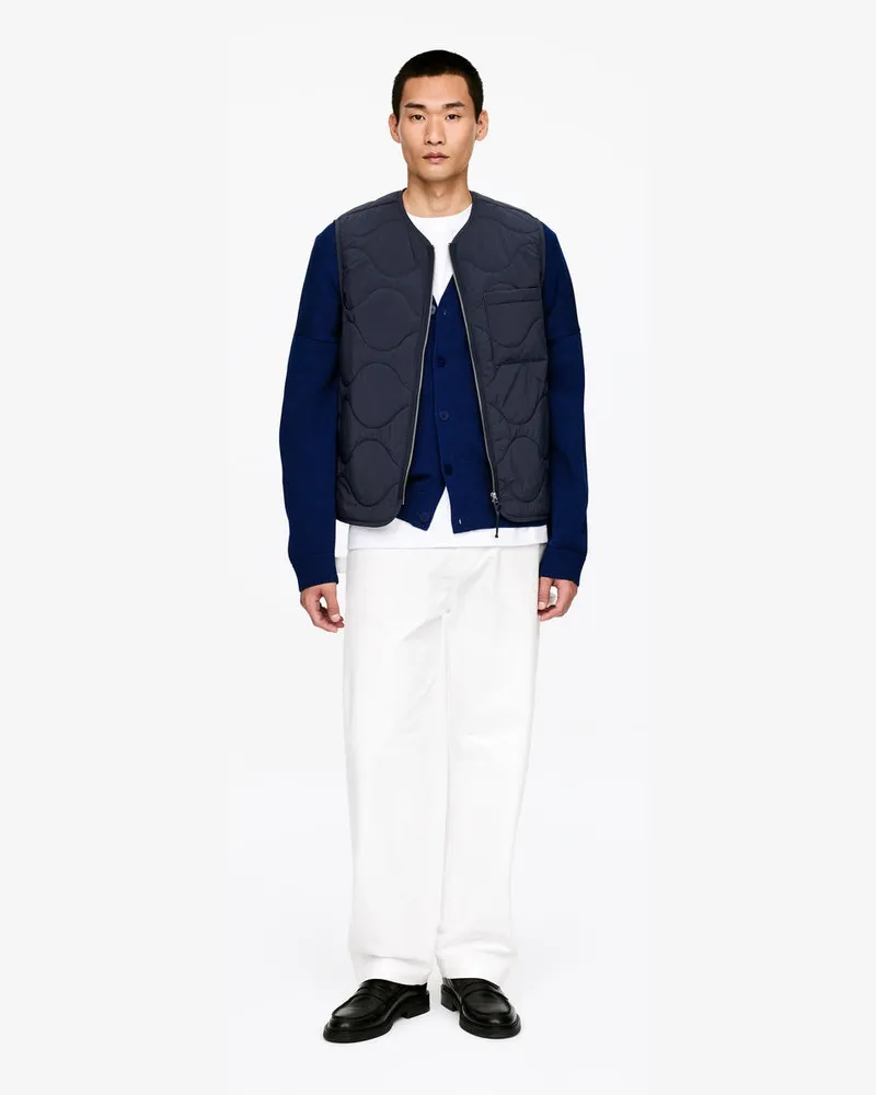 Arket Gesteppte 2-in-1-Liner-Weste -Blau Blau